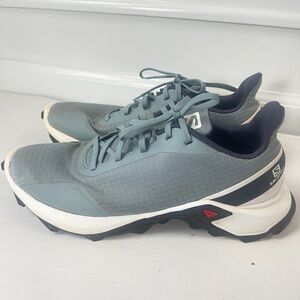 Salomon Alphacross Men’s US 10 EU 44 Grey/Blue Hiking Trail Running